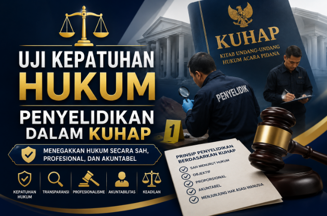 Gambar unggulan Uji Kepatuhan Hukum Dasar Penyelidikan Dalam KUHAP