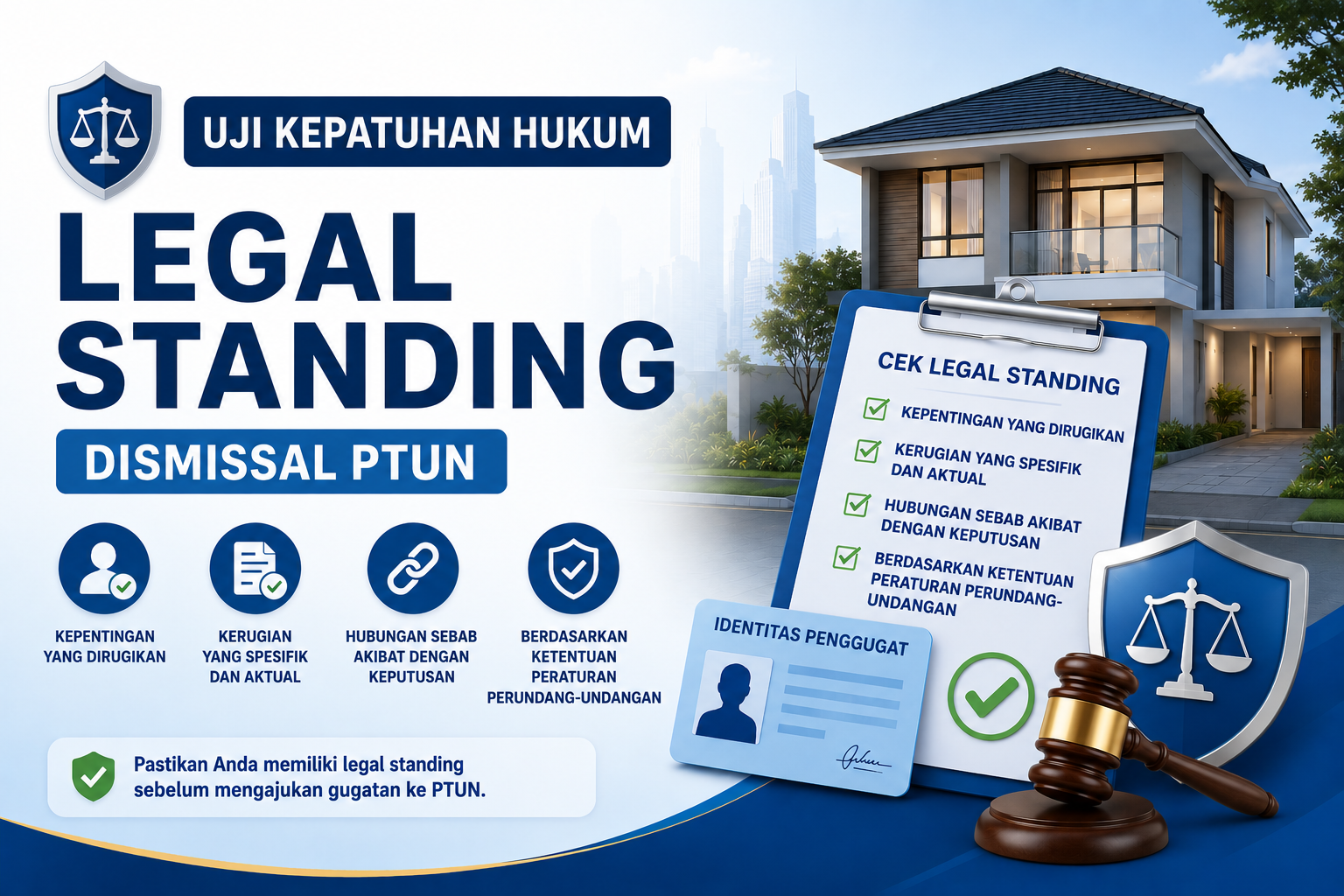 Gambar unggulan Uji Kepatuhan Hukum Legal Standing Dismissal PTUN