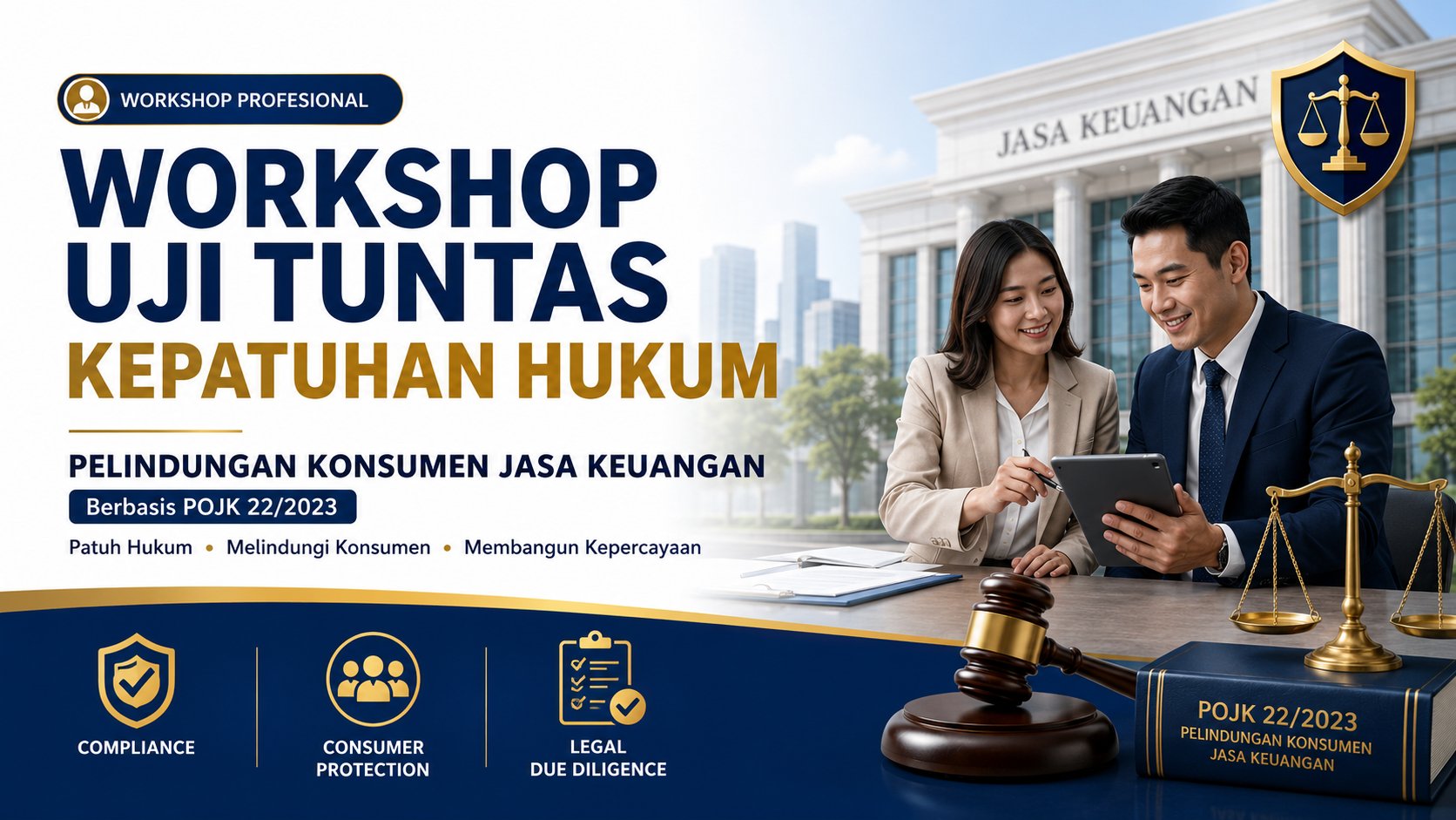 Workshop Uji Kepatuhan POJK Pelindungan Konsumen Dan Masyarakat Di Sektor Jasa Keuangan.
